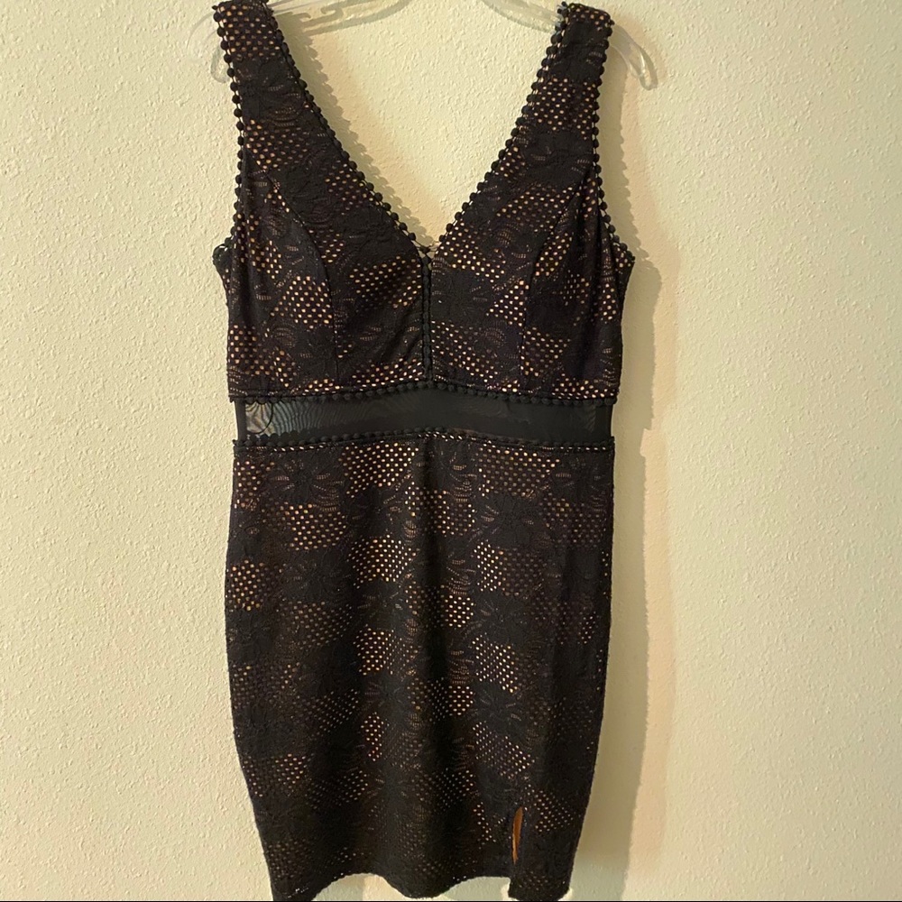 Elegant lace dress.